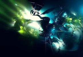 Чёрный, изображение, картинка, цвета, абстракция, фон, обои, элемент, трансформация