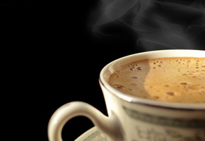 кофе, пенка, гарячий, пузырьки, Чашка, пар