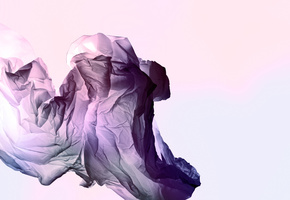 Светлый, помятая, бумага, изгиб, смятый, лист, cellophane