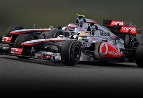 трек, mclaren mp4-26, болиды, Трасса, vodafone mclaren mercedes