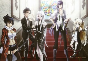 highschool of the dead, Busujima saeko, deadman wonderland, школа мертвецов