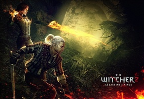 The witcher 2 assassins of kings, triss merigold, geralt