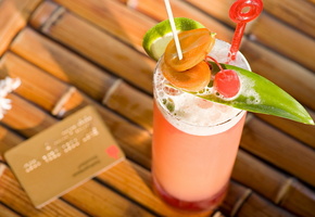коктейль, кредитка, Стакан