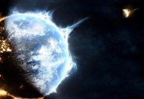 атмосфера, планеты, звезды, Космос