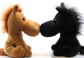 светлая, , Две лошадки, темная