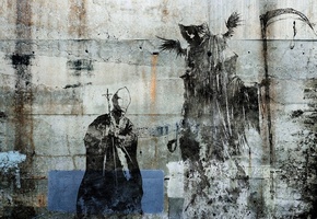 рисунок, Alex cherry, смерть, папа римский