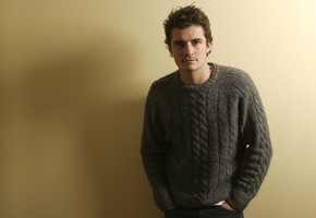 актер, orlando bloom, брюнет, Орландо блум, фон