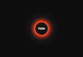 кнопку, нажми, свечение, фон, на, Push