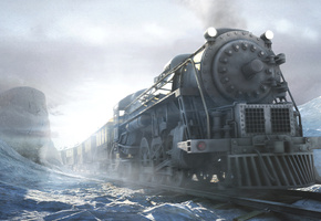 Поезд, siberia, игра, сибирь, зима