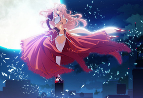 плащ, Девушка, сиськи