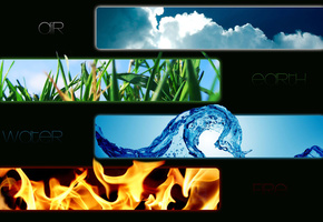 земля, Элемент, вода, огонь, воздух