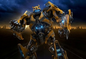 revenge of the fallen, Transformers 2, кино, bumblbee, robots, the movie, camaro, cars