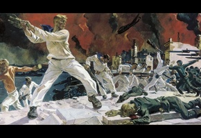 А. дейнека, бой, оборона севастополя, мужество