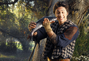 зак брафф, клиника, zach braff, улыбка, Scrubs, рыба, сериал