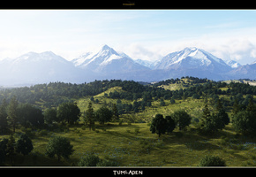 лес, горы, Tumladen