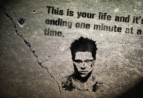 стена, Fight club, бойцовский клуб, надпись