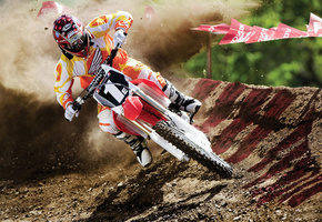 гонки, мотокросс, Спорт, гонка, гонщик, мотоцикл