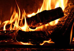 дрова, тепло, огонь, Костер, дерево