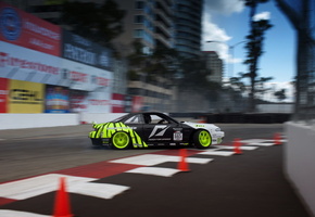 Дрифт, drift, занос, в городе, авто