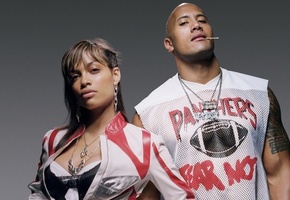 the rock, Rosario dawson, johnson, dwayne