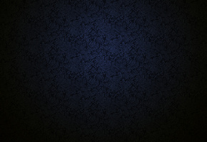 Синий узорчатый фон, темная кайма, текстура