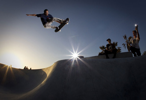 Скейт, прыжок, рампы, скейтбординг, адреналин