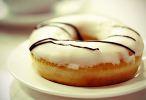 пончик, булочка, булка, кафе, Еда