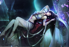 сакура, Wenjun lin, девушка