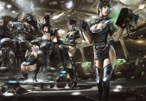 корабль, космос, пехотинец, дэнни трехо, броня, Starcraft