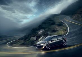 дорога, Volkswagen, розмытие