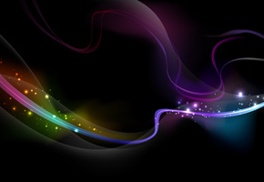 сияние, цвет, волны, Линии