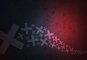 Крест, градиент, текстура