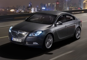 ночь, insignia, Opel