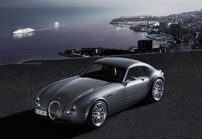 lights, gt, Wiesmann, coast, mf4