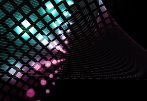 голубое, Линии, черное, розовое