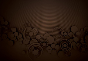 Узор, шоколад, круги