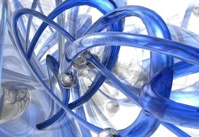 фантастика, синий, Фон