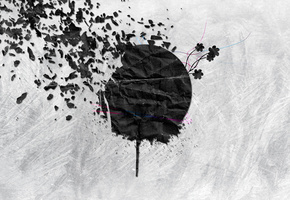 куски, Мятая, фон, бумага