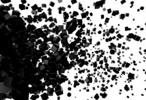 разлетаются, Черные, кубики, рубики