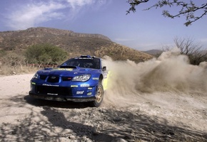 занос, Гонка, subaru, ралли