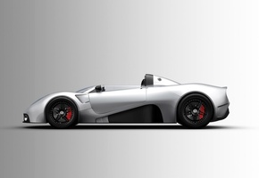 спорт кар, livorno p538, Bizzarrini, белый