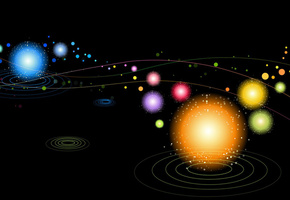 линии, цвета, Сферы