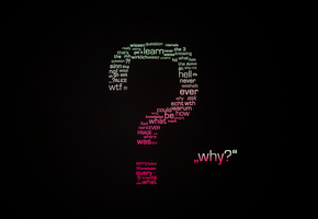 Минимализм, фон, слова, вопрос, обои, буквы, арт