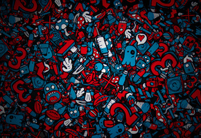 шприц, нагромождение, Oz, фигурки, мордочки