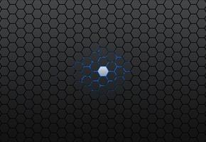 Синий, серый, шестигранник