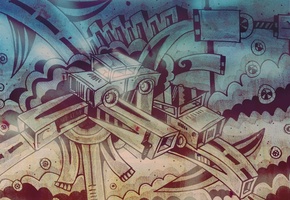 штрихи, Рисунок, авто