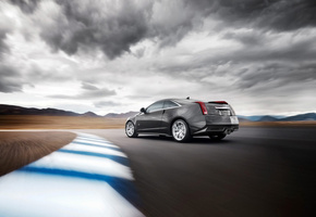 cts-v, Cadillac, дорога, скорость