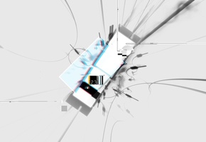 3d, trance, окно, cinema 4d, minimal, Amplifier404