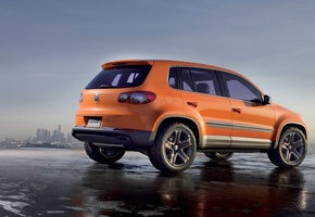 город, Volkswagen, лед