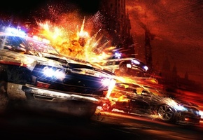 взрыв, милиция, Погоня